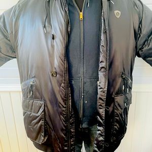 2005 Jordan Jumpman 20th Anniversary Parka Puffer Jacket Faux Fur Size 3XL